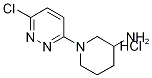 1-(6-Chloro-pyridazin-3-yl)-piperidin-3-ylaMine hydrochloride 化学構造式