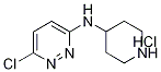 (6-Chloro-pyridazin-3-yl)-piperidin-4-yl-aMine hydrochloride Structure