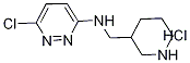 6-氯-N-(3-哌啶基甲基)-3-哒嗪胺盐酸盐 结构式