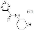 N-(PIPERIDIN-4-YL)THIOPHENE-3-CARBOXAMIDE HYDROCHLORIDE Structure