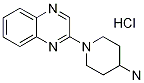 1-(2-喹喔啉基)-4-哌啶胺盐酸盐, 1185317-72-9, 结构式