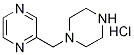 2-(piperazin-1-ylMethyl)pyrazine hydrochloride, 98+% C9H15ClN4, MW: 214.70 Struktur