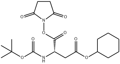 BOC-ASP(OCHEX)-OSU 结构式