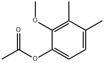 ACETIC ACID 2-METHOXY-3,4-DIMETHYL-PHENYL ESTER Structure