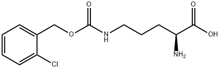N'-(2-氯苄氧羰基)-L-鸟氨酸,118553-99-4,结构式