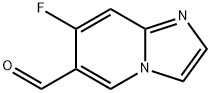 IMidazo[1,2-a]pyridine-6-carboxaldehyde, 7-fluoro- Struktur