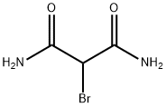 2-溴丙二酰胺, 1186-67-0, 结构式