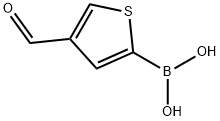 B-(4-Formyl-2-thienyl)boronic acid Structure