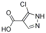 5-chloro-1H-pyrazole-4-carboxylic acid Struktur
