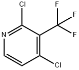 2,4-Dichloro-3-(trifluoromethyl)pyridine Structure