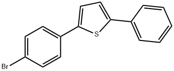 2-(4-溴苯基)-5-苯基噻吩, 118621-30-0, 结构式