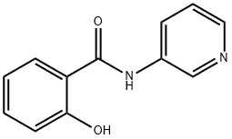 2-ヒドロキシ-N-3-ピリジニルベンズアミド 化学構造式