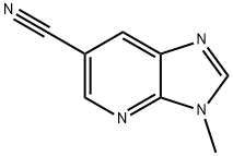3-METHYL-3H-IMIDAZO[4,5-B]PYRIDINE-6-CARBONITRILE, 1186310-93-9, 结构式