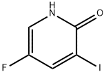 5-フルオロ-3-ヨード-ピリジン-2-オール 化学構造式