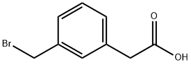 3-(Bromomethyl)phenylacetic acid Structure