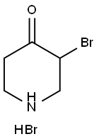3-溴-4-哌啶酮氢溴酸盐 结构式