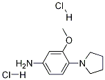 3-甲氧基-4-(1-吡咯烷基)苯胺二盐酸盐, 1186663-17-1, 结构式