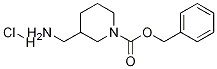 3-(アミノメチル)ピペリジン-1-カルボン酸ベンジル塩酸塩 化学構造式