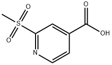 2-甲砜基-4-吡啶甲酸, 1186663-27-3, 结构式