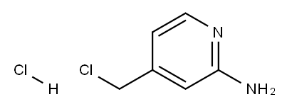 2-氨基-4-氯甲基吡啶盐酸盐, 1186663-31-9, 结构式