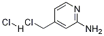 2-Amino-4-(chloromethyl)pyridine Hydrochloride Structure