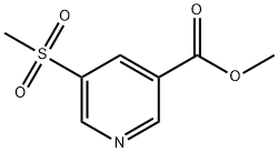 Methyl 5-(Methylsulfonyl)nicotinate Structure