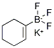 シクロヘキス-1-エン-1-イルトリフルオロほう酸カリウム 化学構造式