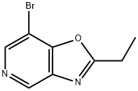 7-BroMo-2-ethyl-oxazolo[4,5-c]pyridine Struktur