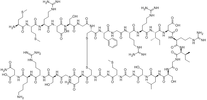 ATRIAL NATRIURETIC PEPTIDE (1-29), CHICKEN Struktur