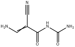 Urea,  (3-amino-2-cyanoacryloyl)-  (7CI,8CI) Struktur