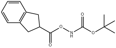 BOC-N-2-氨基-2,3-二氢茚基乙酸, 1187173-99-4, 结构式