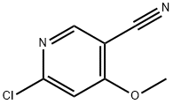 6-Chloro-4-methoxypyridine-3-carbonitrile Structure