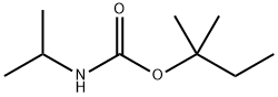 Carbamic acid, (1-methylethyl)-, 1,1-dimethylpropyl ester (9CI) Struktur