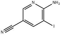 6-氨基-5-碘烟腈 结构式