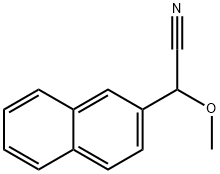 2-甲氧基-2-(2-萘基)乙腈 结构式