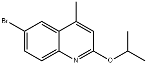 6-Bromo-2-isopropoxy-4-methylquinoline Structure