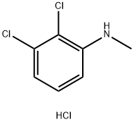 N-METHYL 2,3-DICHLOROANILINE, HCL 结构式