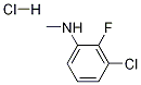 3-Chloro-2-fluoro-N-methylaniline hydrochloride Structure