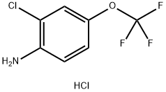 2-Chloro-4-(trifluoromethoxy)aniline, HCl Structure