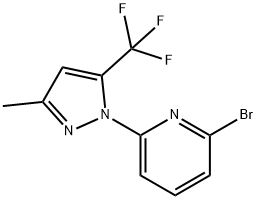 1-(6-Bromopyridin-2-yl)-3-methyl-5-trifluoromethylpyrazole Structure
