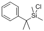α-(クロロジメチルシリル)クメン 化学構造式