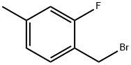 2-フルオロ-4-メチルベンジルブロミド 化学構造式