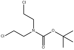 N-Boc-N,N-bis(2-chloroethyl)amine Structure