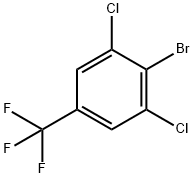 4-溴-3,5-二氯三氟甲苯,118754-53-3,结构式