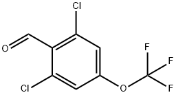2,6-二氯-4-(三氟甲氧基)苯甲醛,118754-54-4,结构式