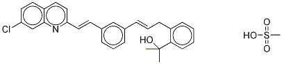 Des[3-[[(1-CarboxyMethyl)cyclopropyl]Methyl]thio]-2-propenyl Montelukast Mesylate, 1187586-82-8, 结构式
