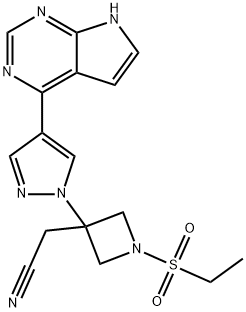  バリシチニブ 化学構造式