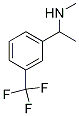 N-Methyl-1-[3-(trifluoromethyl)phenyl]ethylamine Struktur