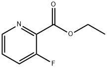 3-フルオロピリジン-2-カルボン酸エチル 化学構造式