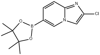 IMidazo[1,2-a]pyridine, 2-chloro-6-(4,4,5,5-tetraMethyl-1,3,2-dioxaborolan-2-yl)- Struktur
